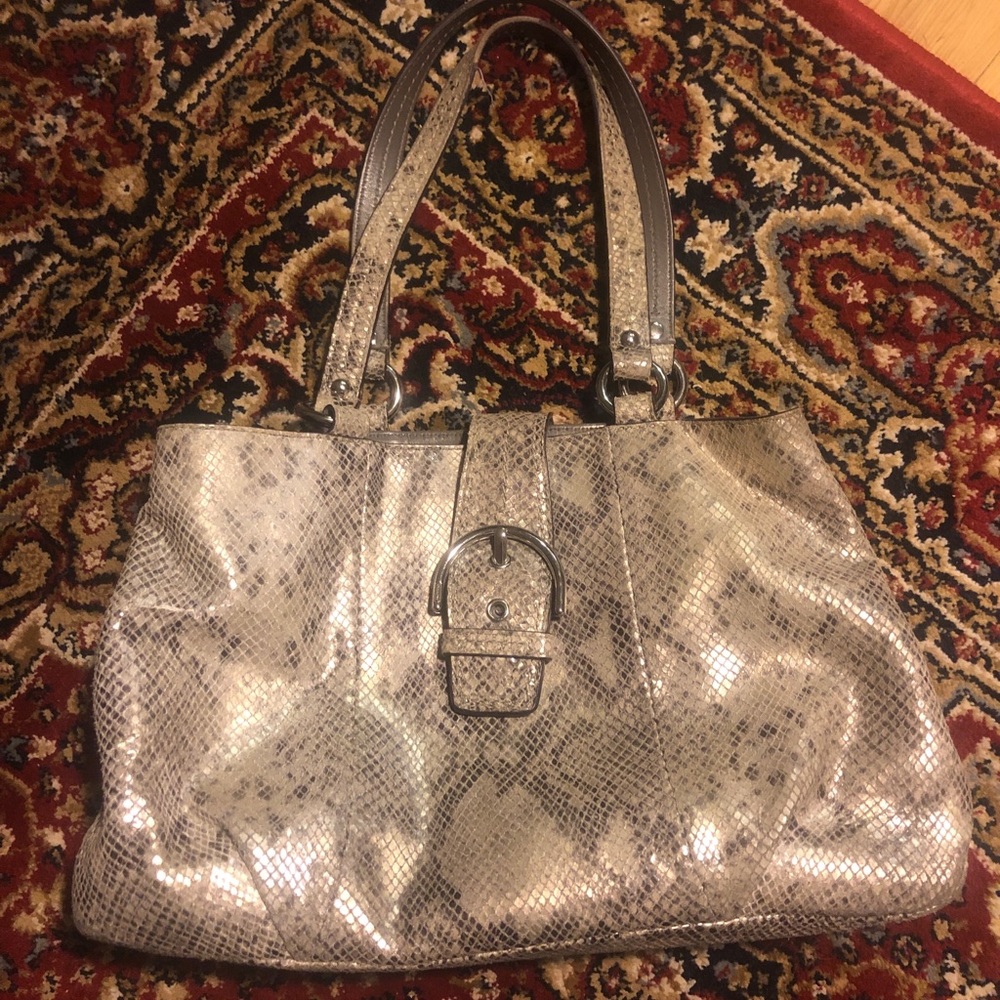Coach Snakeskin Bag